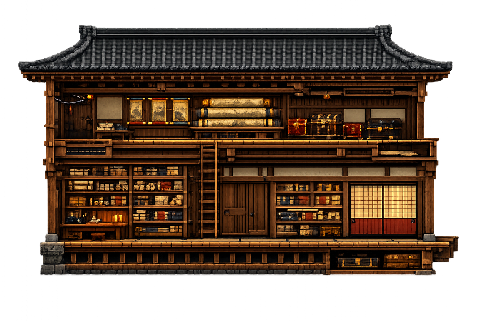 Japanese archive building